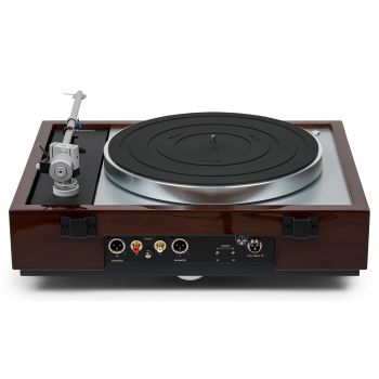 Thorens TD-1600 walnut, rear, connections