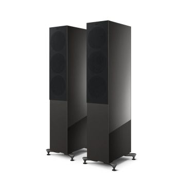 KEF R-7 Meta tinanium with grilles