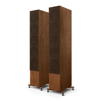 KEF R-11 Meta walnut with grilles