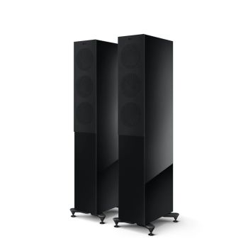 KEF R-5 Meta black with grilles