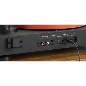 JBL Spinner BT black-orange, rear, connections