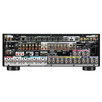 Denon AVC-X6800H rear, connections