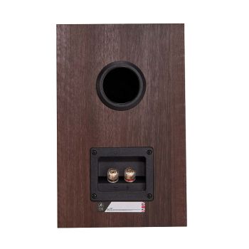 Fyne Audio F301i walnut connections