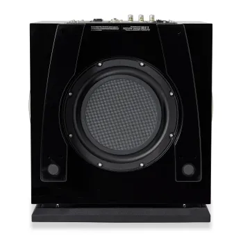 REL S/850 black lacquer bottom, passive radiator