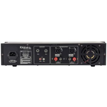 Ibiza AMP600 mkII rear-connections
