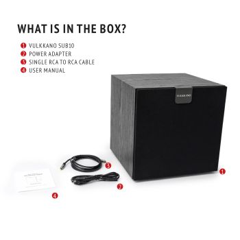 Vulkkano SUB10 what's in the box