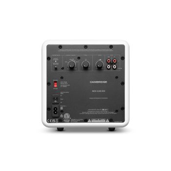 Cambridge Audio MSX SUB-200 white rear-connections