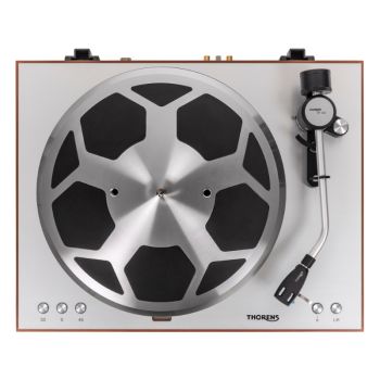 Thorens TD-404 DD oak matt top view