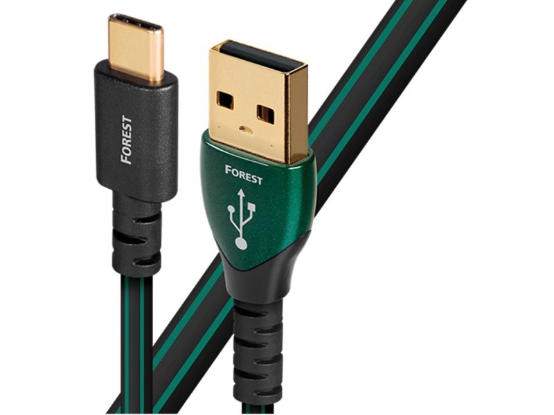 AudioQuest Forest USB-C>A - USB 2.0 C male to A male