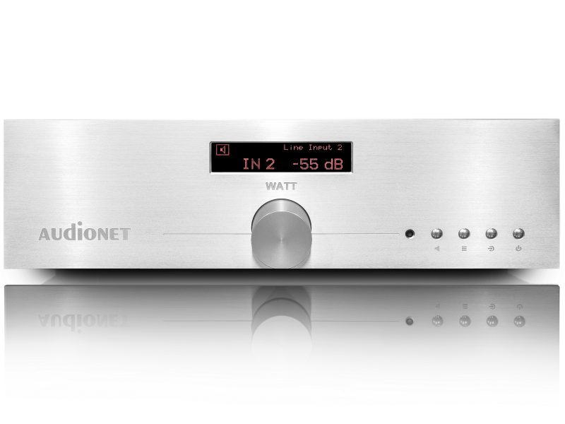 Audionet WATT silver, red display