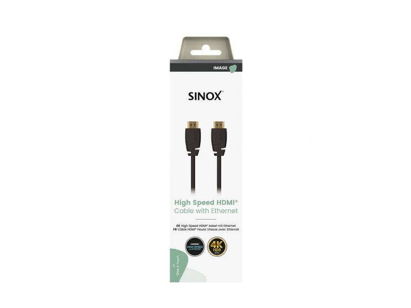 Sinox HDMI SOV-03061 - 1 μέτρο - UHD 4K/60Hz 18GBps