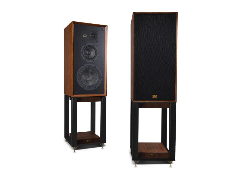 Wharfedale Heritage Super Linton mahogany + Stands