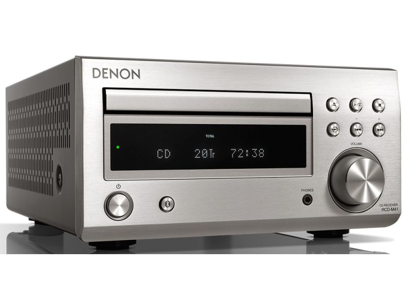 Denon RCD-M41 silver - bluetooth